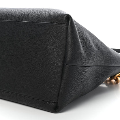 Bottega Veneta Grained Calfskin Saint Germain Tote Black 10 of 12