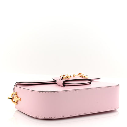 Gucci Azalea Calfskin Crystal Small Horsebit 1955 Chain Shoulder Bag Pink 4 of 12
