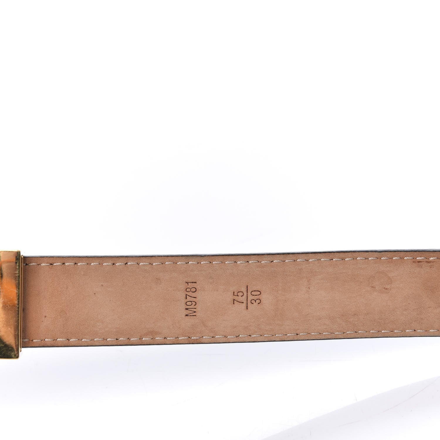 Louis Vuitton Mini Monogram 25mm LV Initiales 75 30 Belt 4 of 9