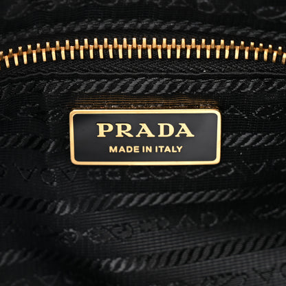 Prada Nappa Triangle Quilted Patchwork System Bag Black 6 of 9