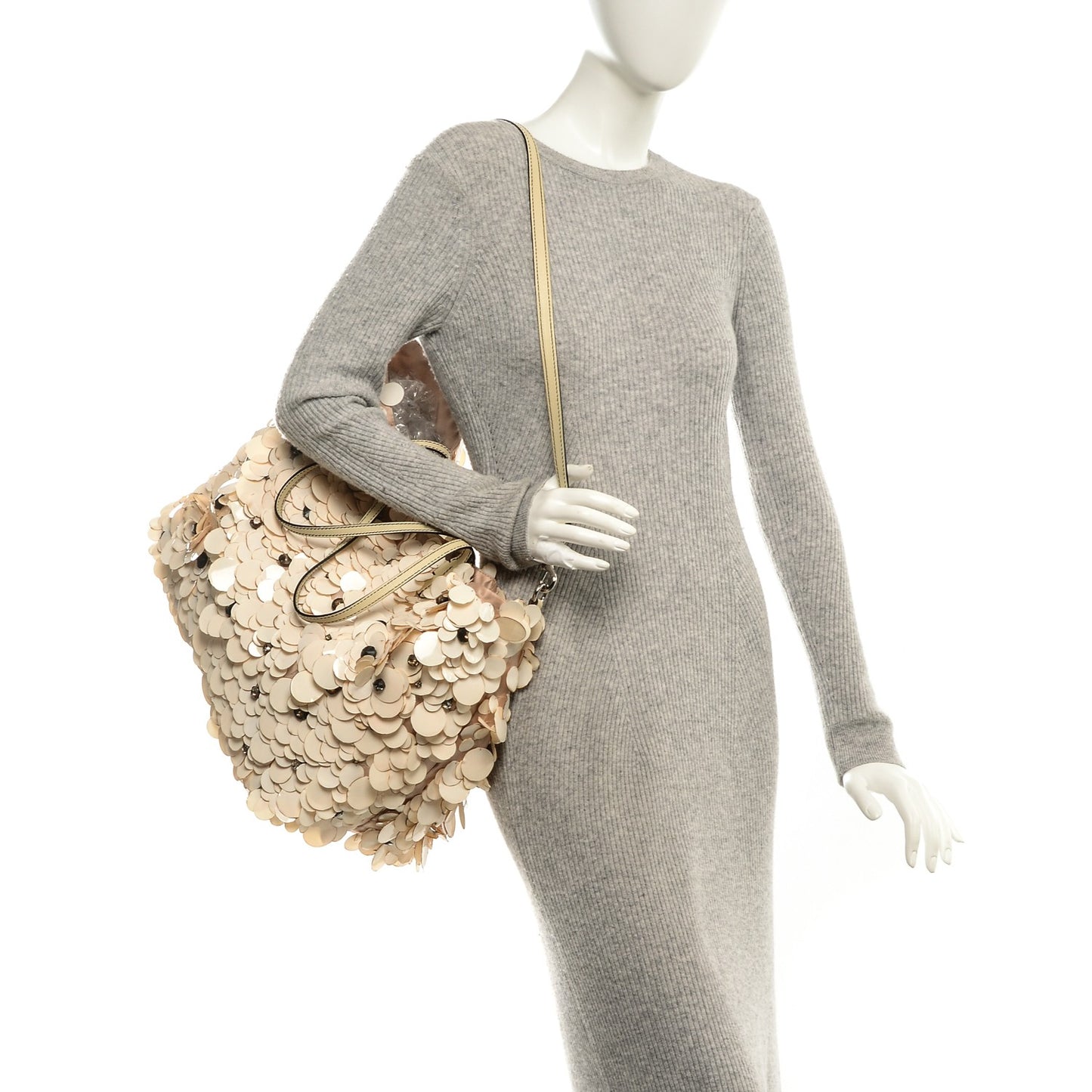 Glamorous Flowers Tote Nude