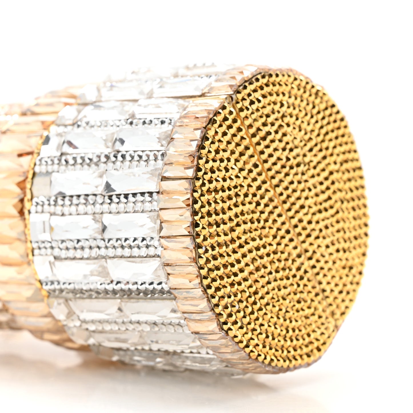 Crystal Lipstick Seductress Minaudiere Clutch Multicolor