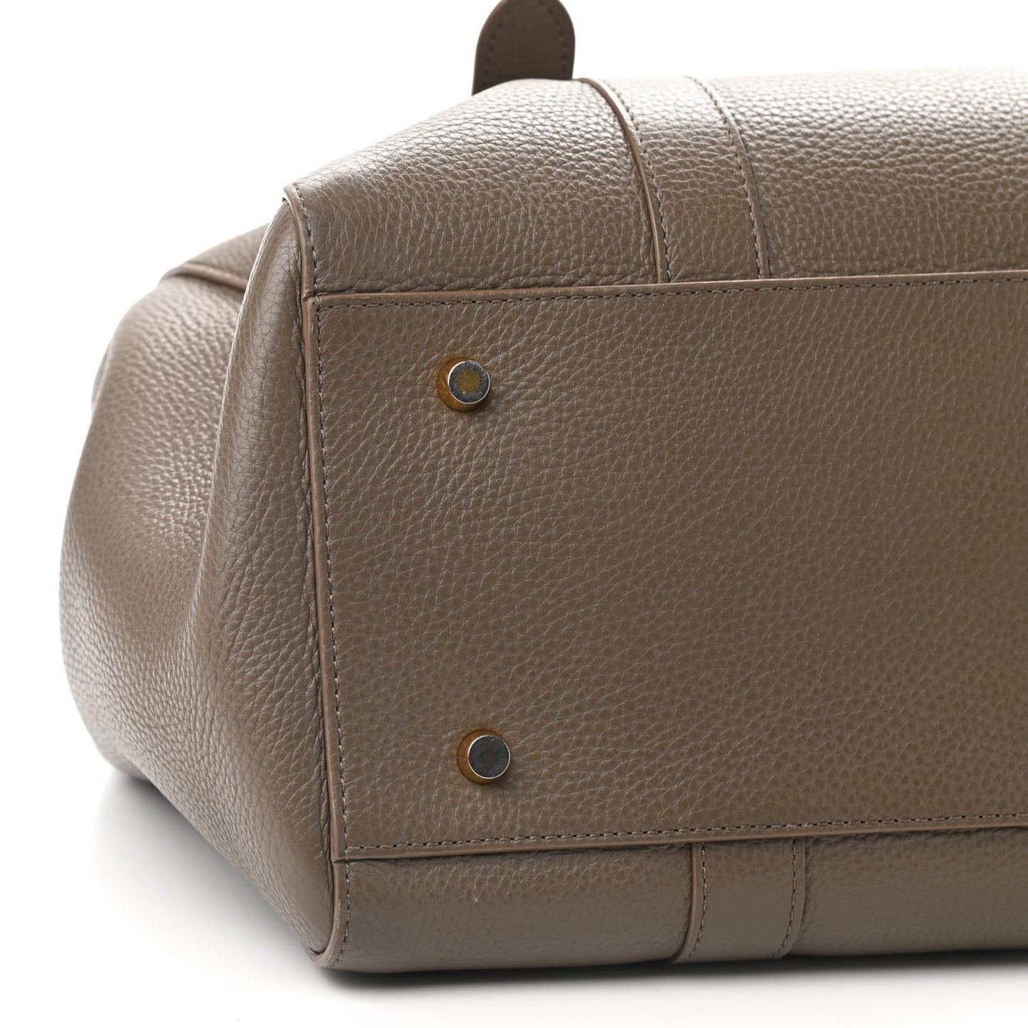 Classic Grain Calfskin Bayswater Double Zip Tote Clay