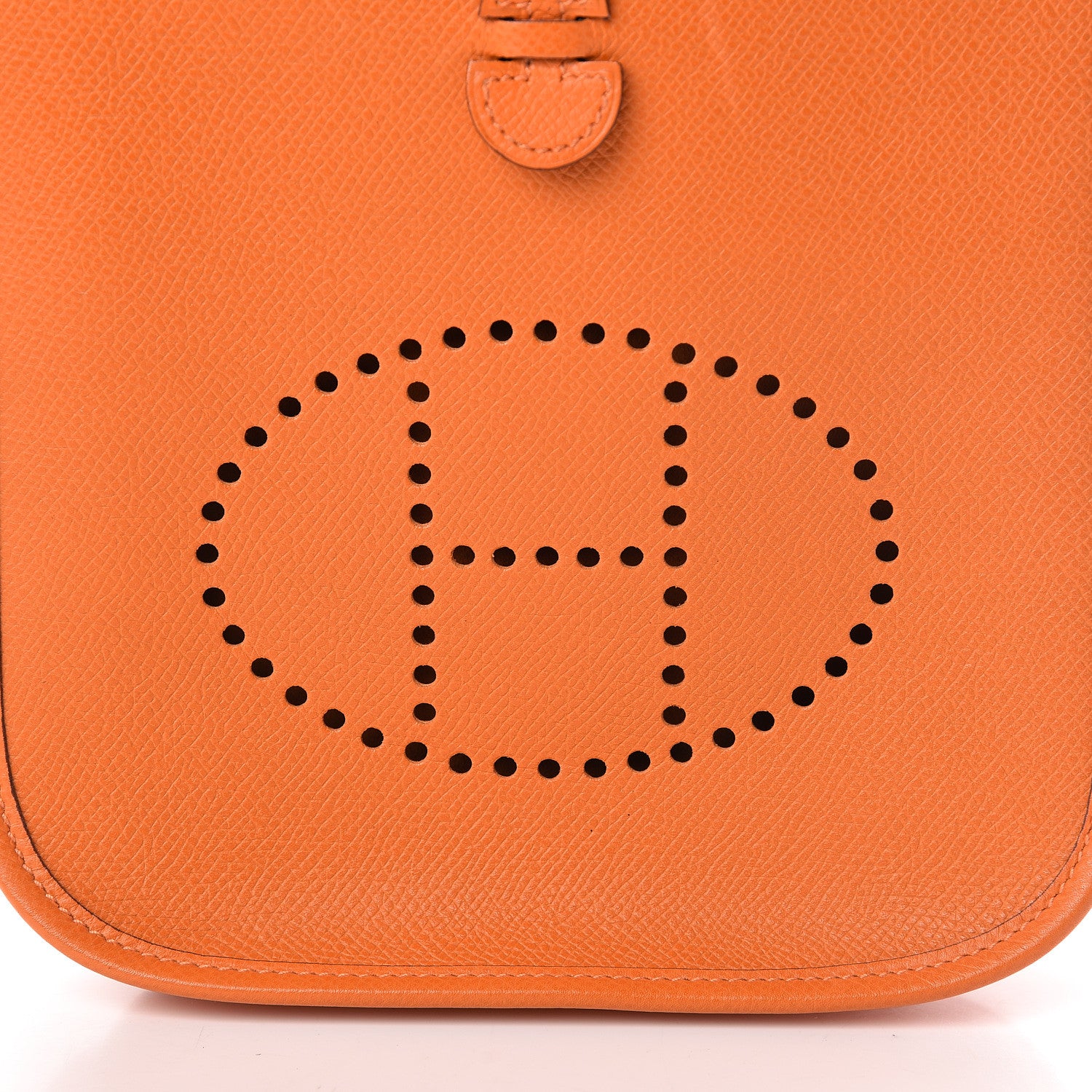 Hermes Epsom Evelyne Short Strap TPM Orange 8 of 11