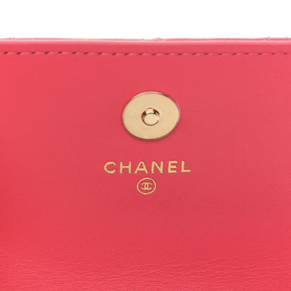 Chanel Calfskin Quilted Maxi Pearls Clutch With Chain Pink 9 of 9