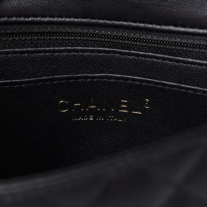 Chanel Lambskin Quilted Mini Square Flap Black 8 of 11