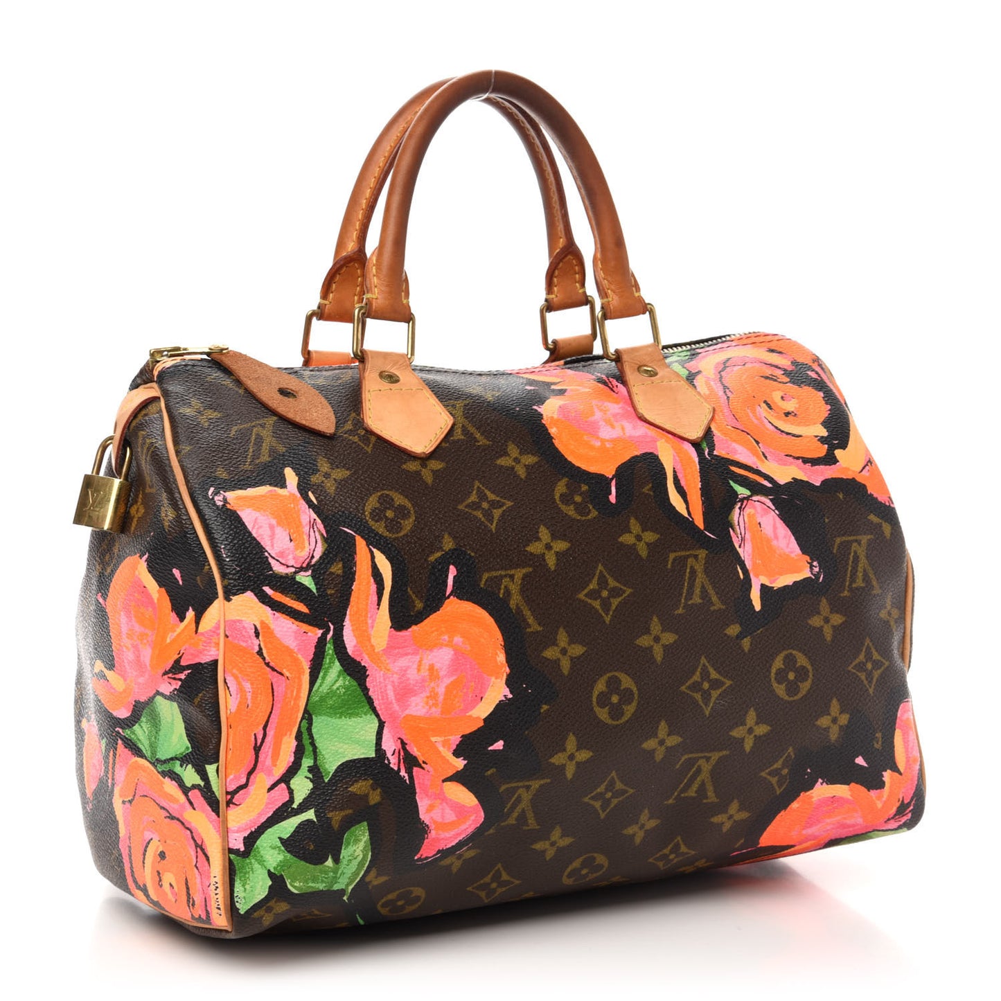 Monogram Roses Speedy 30