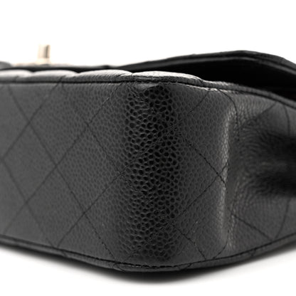 Chanel Caviar Quilted Medium Double Flap Black 10 of 11