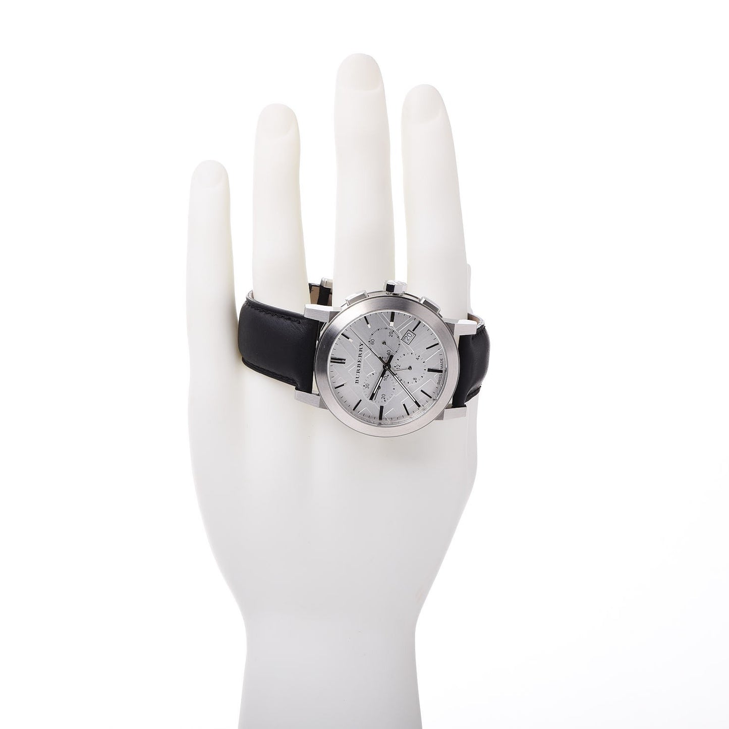 Stainless Steel Calfskin 42mm Chronograph Quartz Watch BU9355