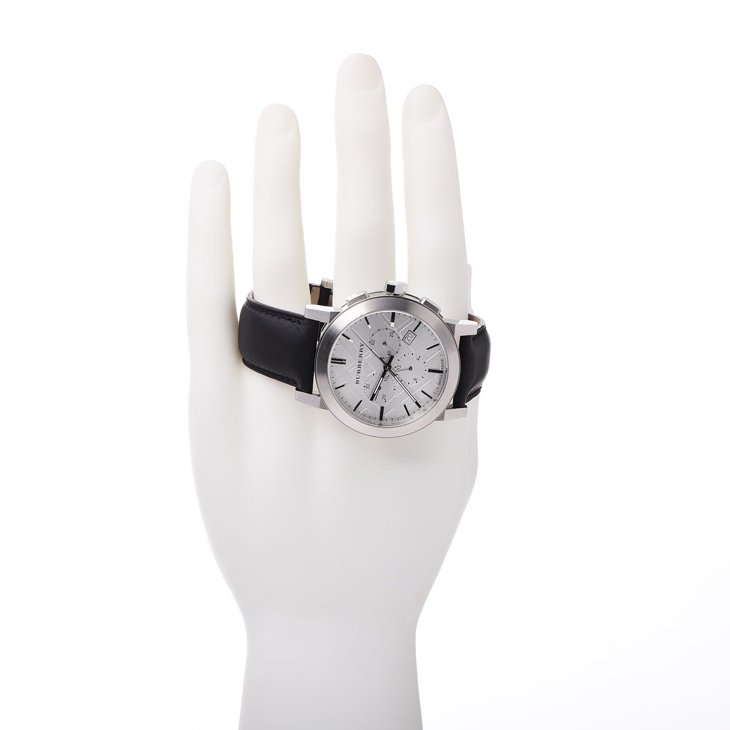 Burberry Stainless Steel Calfskin 42mm Chronograph Quartz Watch BU9355 2 of 8