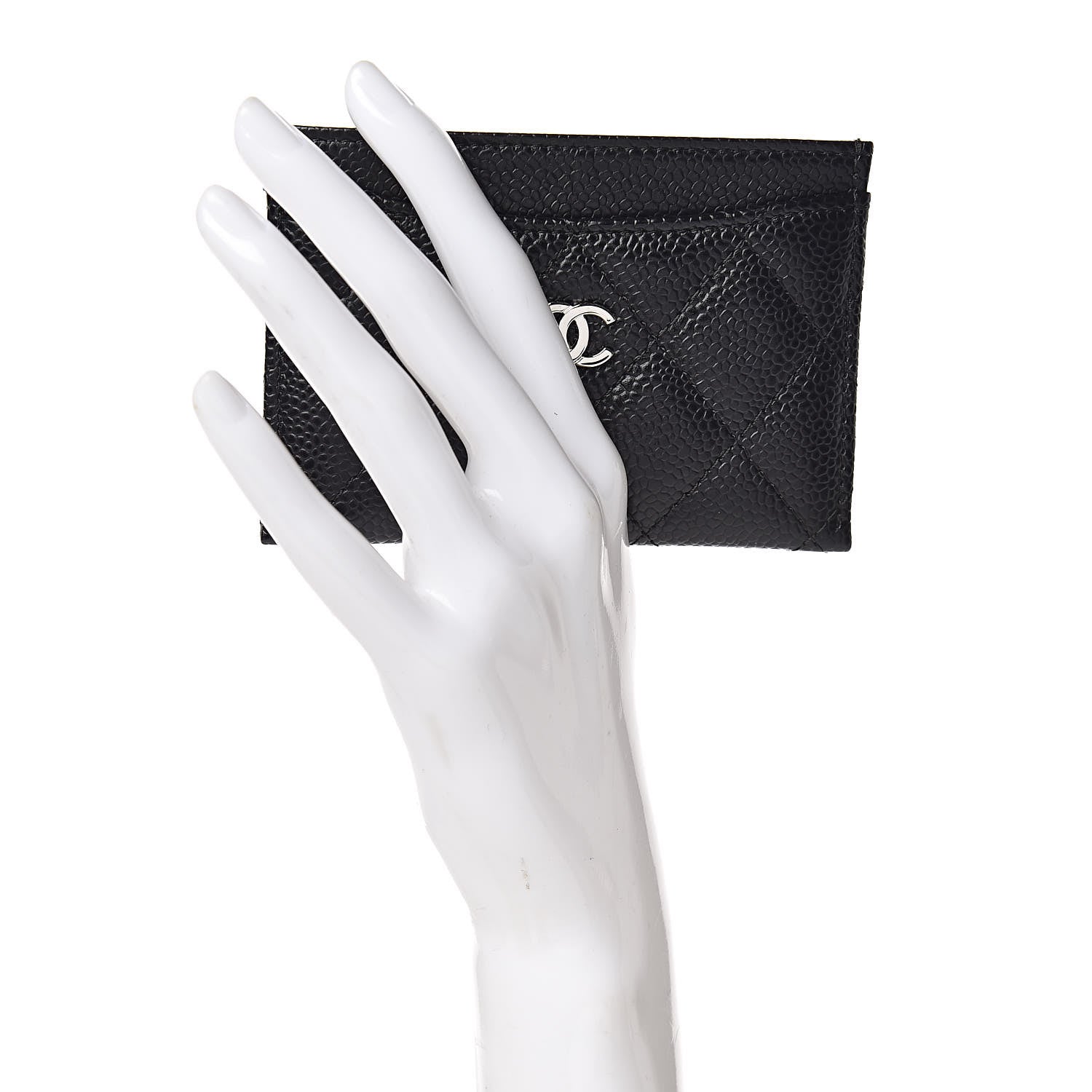 Chanel Caviar Quilted Card Holder Black 2 of 9