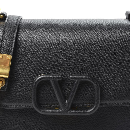 Valentino Garavani Grainy Calfskin Small VSling Shoulder Bag Black 10 of 10