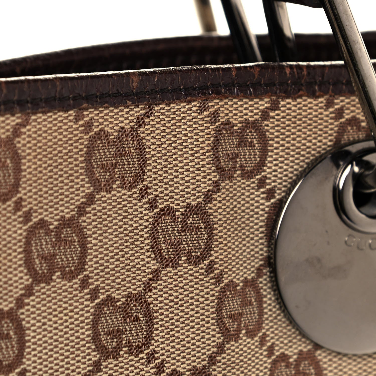 Gucci Monogram Large Eclipse Tote Brown 13 of 14