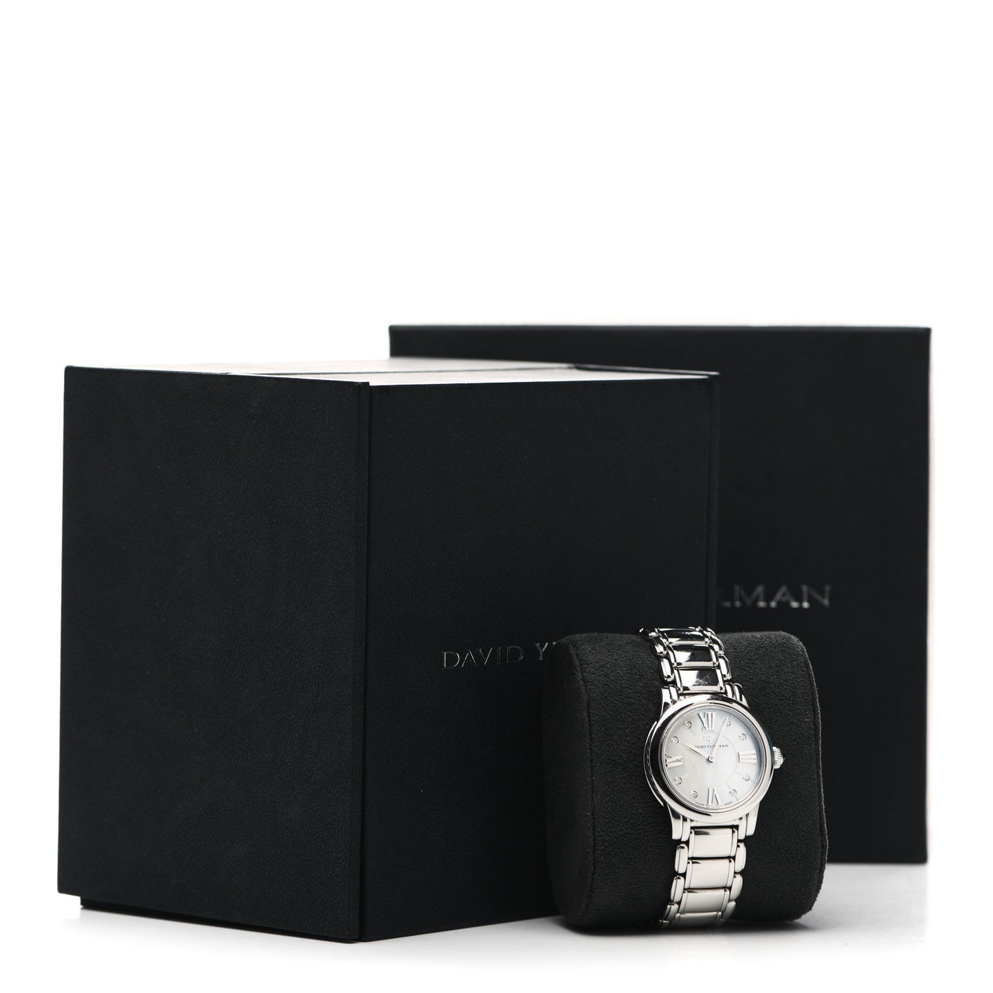 Stainless Steel Diamond Mother of Pearl 30mm Classic Quartz Watch