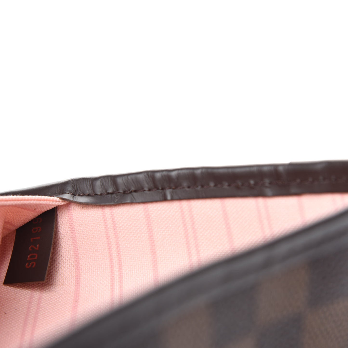 Damier Ebene Neo Neverfull MM Rose Ballerine