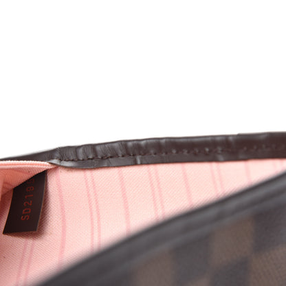 Louis Vuitton Damier Ebene Neo Neverfull MM Rose Ballerine 10 of 11