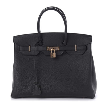 Hermes Togo Birkin 35 Black 1 of 11