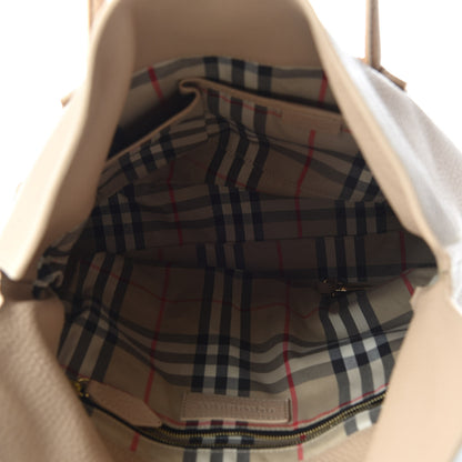 Burberry London Grainy Calfskin Medium Baynard Tote Nude 5 of 10