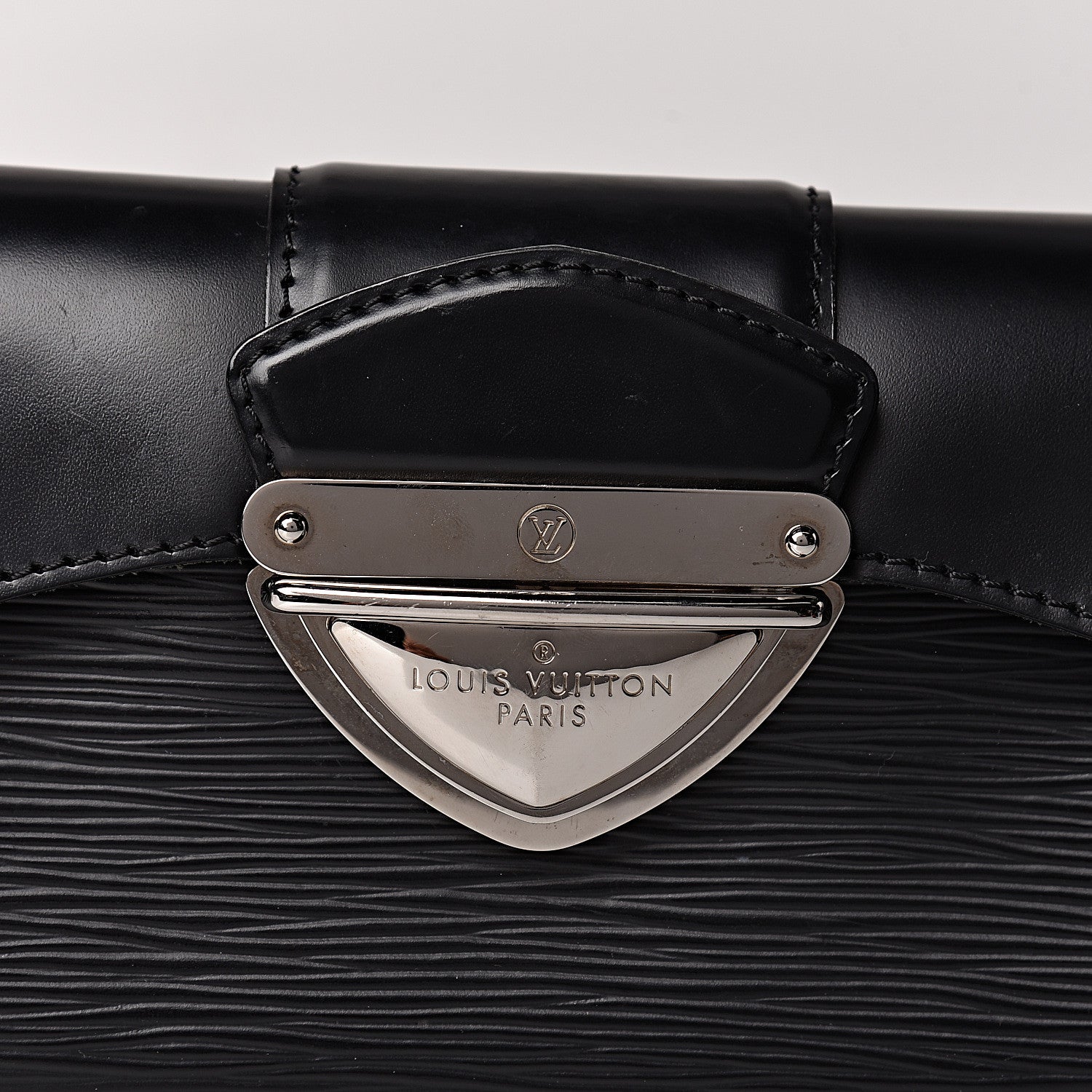 Louis Vuitton Epi Montaigne Clutch Black 10 of 10