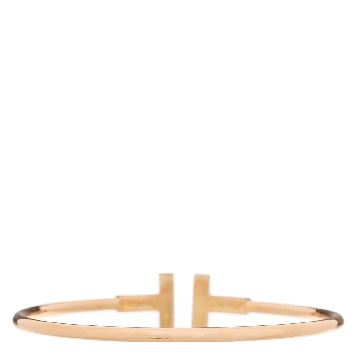 18K Rose Gold Diamond Mother of Pearl T Wire Bracelet