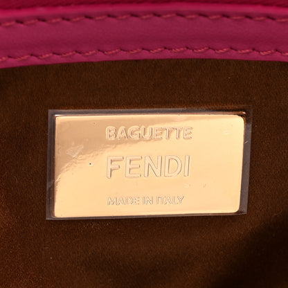 Fendi Sequin Paillettes Vitello Grace Sex and the City Baguette Ciclamino Pilar 6 of 10