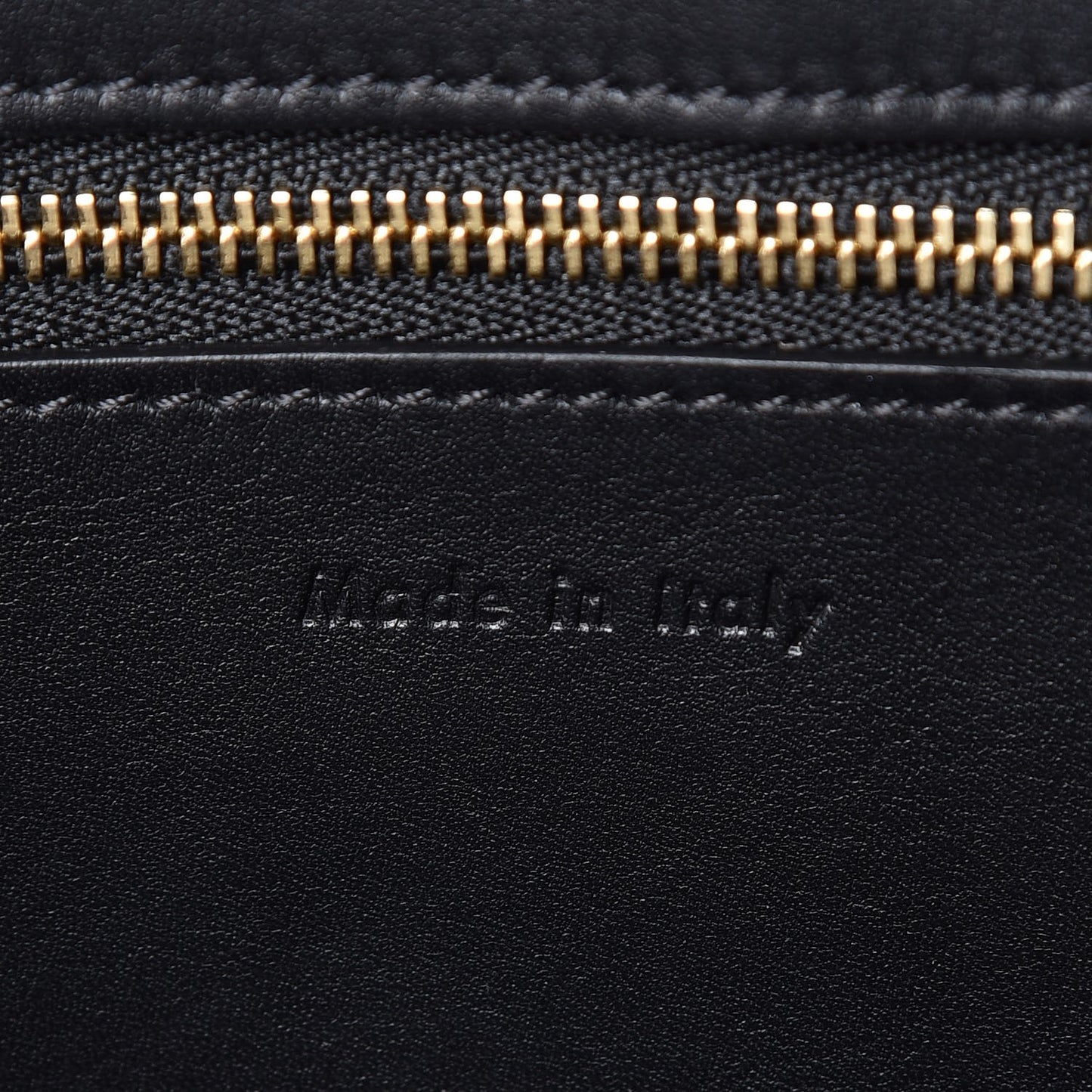 Smooth Calfskin Large Bi-Color Belt Bag Black