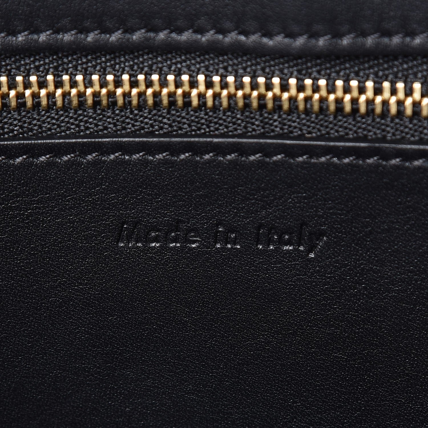 Celine Smooth Calfskin Large Bi-Color Belt Bag Black 6 of 8