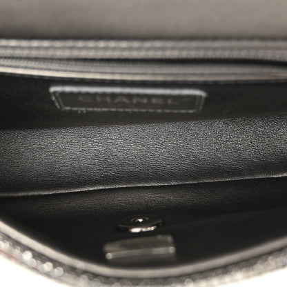 Chanel Faded Metallic Mesh Extra Mini Flap Silver 5 of 10