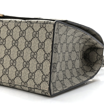 Balenciaga X GUCCI GG Supreme Monogram Medium Hourglass Top Handle Bag Beige Ebony 9 of 9