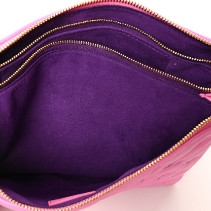 Louis Vuitton Lambskin Embossed Monogram Vuittamins Coussin PM Rose Violet 6 of 11