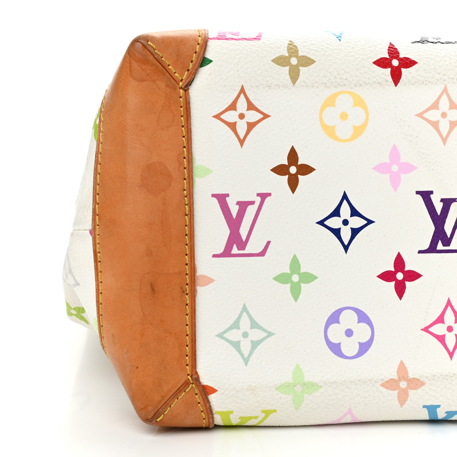 Louis Vuitton Monogram Multicolor Audra White 8 of 16