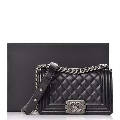 Chanel Calfskin Quilted Small Boy Flap Black 12 of 12