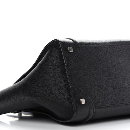 Celine Drummed Calfskin Mini Luggage Black 7 of 11