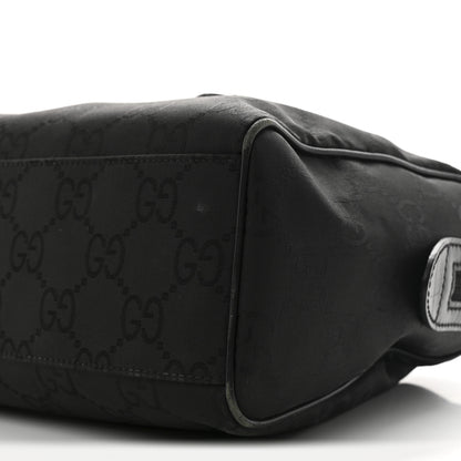 Gucci Nylon Monogram Small Boston Black 10 of 12