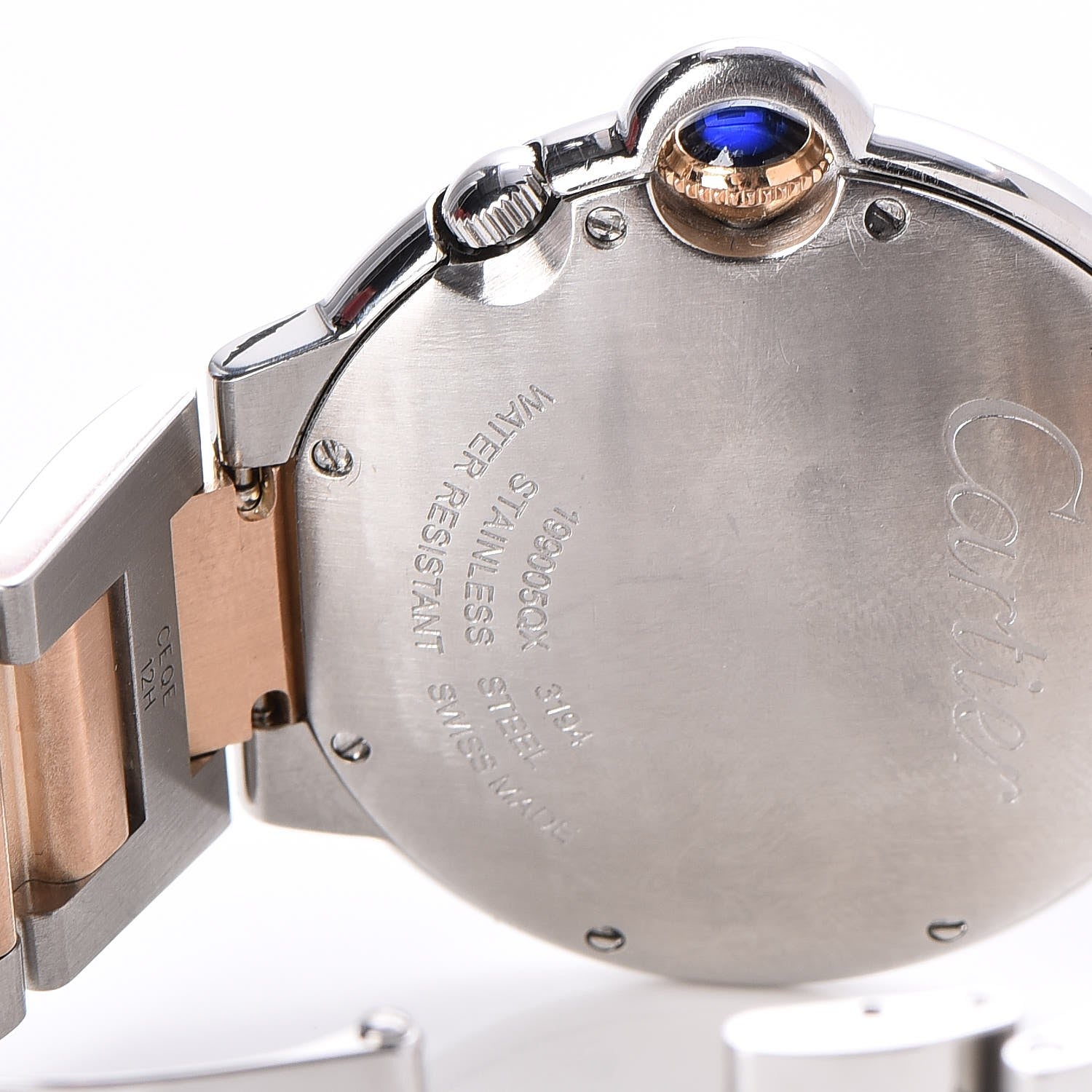 Cartier Stainless Steel 18K Pink Gold 38mm Ballon Bleu De Two Timezone Quartz Watch 10 of 12