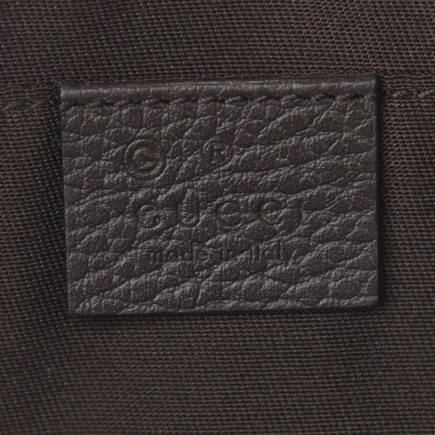 Monogram Belt Bag Dark Brown
