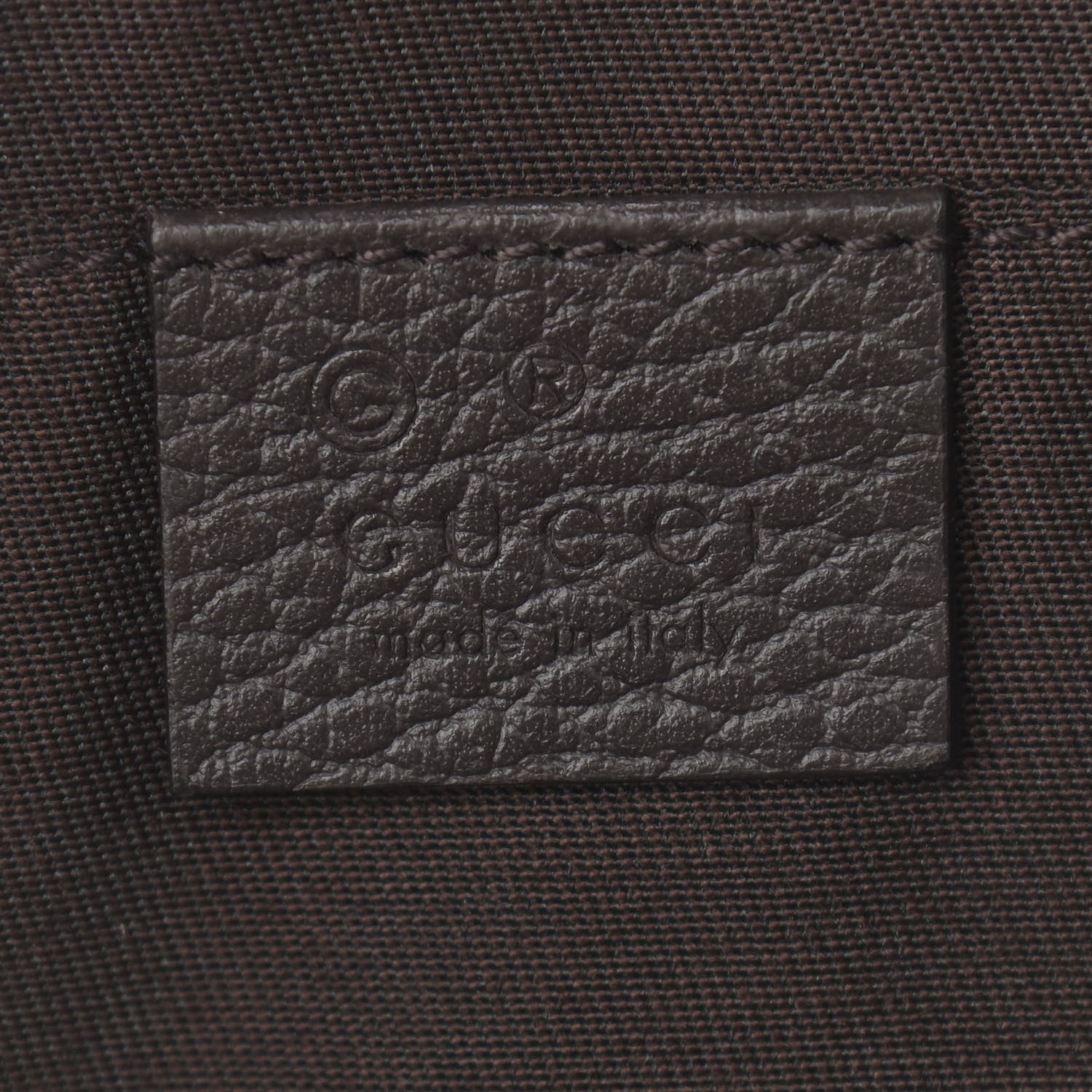 Gucci Monogram Belt Bag Dark Brown 6 of 9