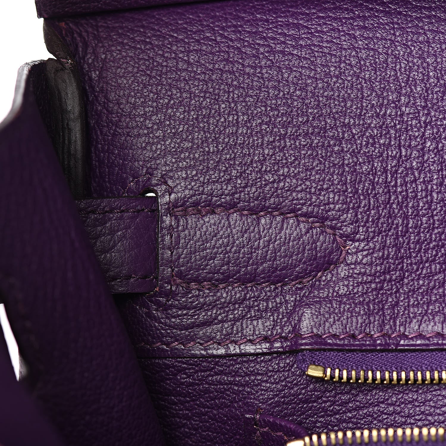 Hermes Togo Birkin 30 Ultraviolet 8 of 33