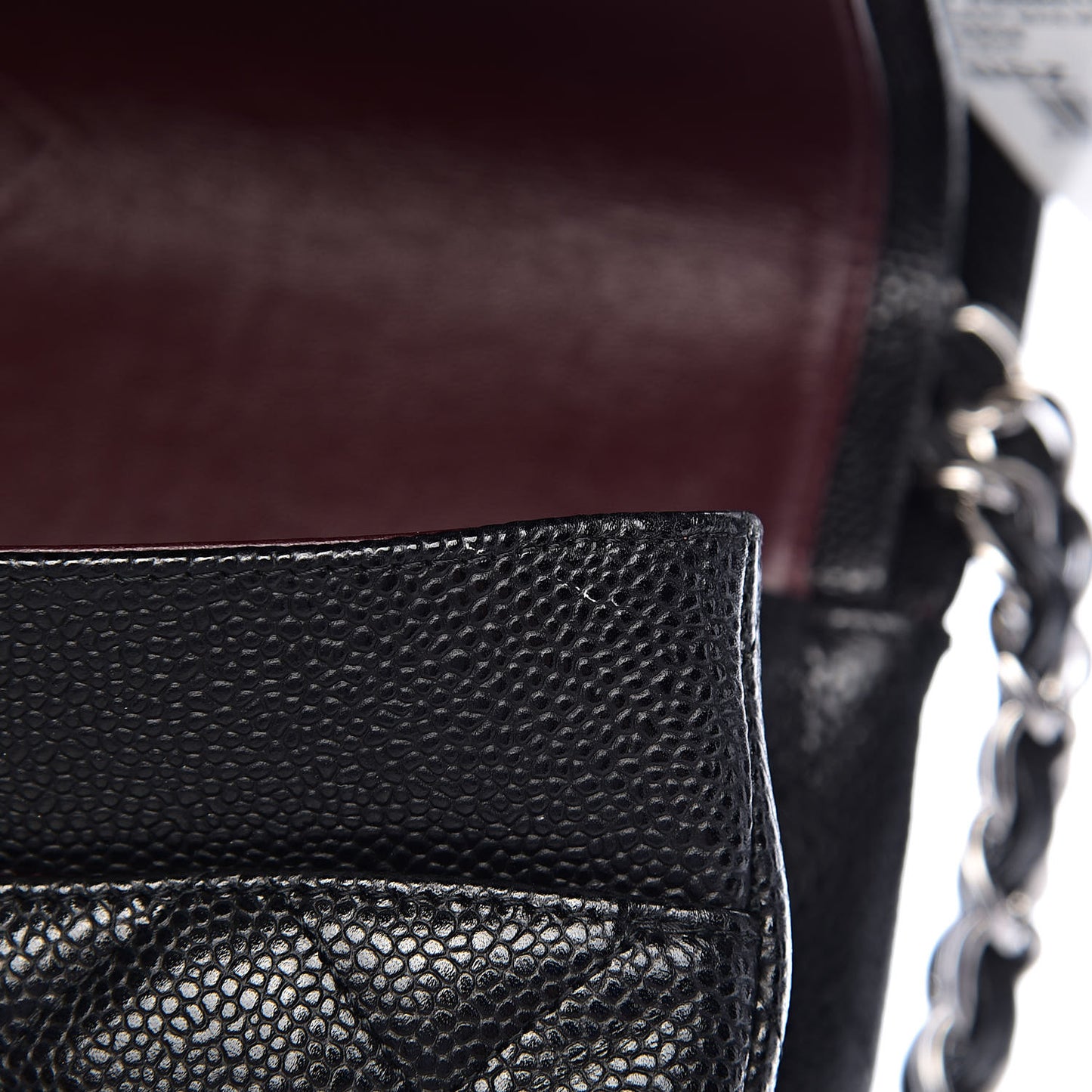 Caviar Quilted Maxi Double Flap Black