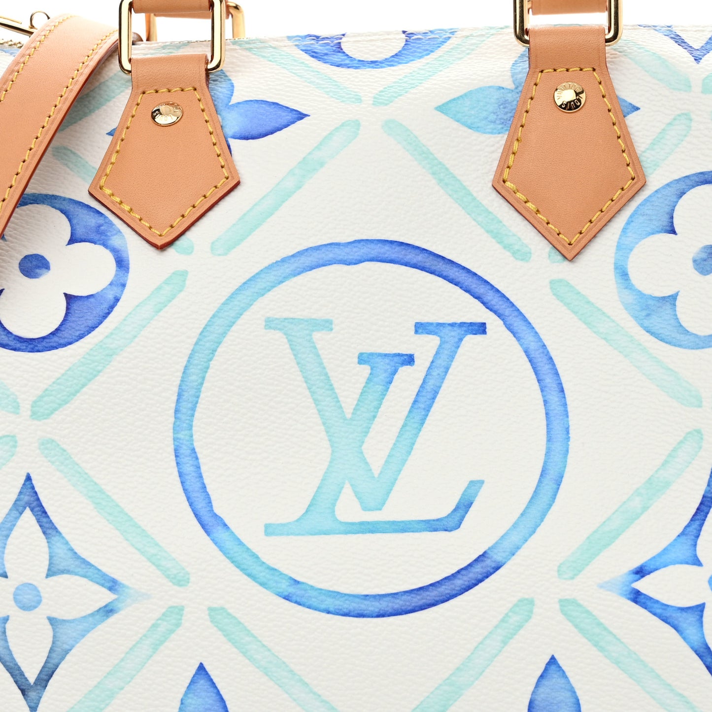 Monogram Tiles By The Pool Speedy Bandouliere 25 Lagoon Blue