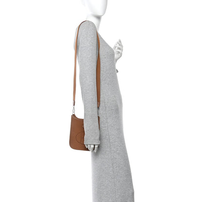Hermes Taurillon Clemence Evelyne TPM Gold 2 of 11
