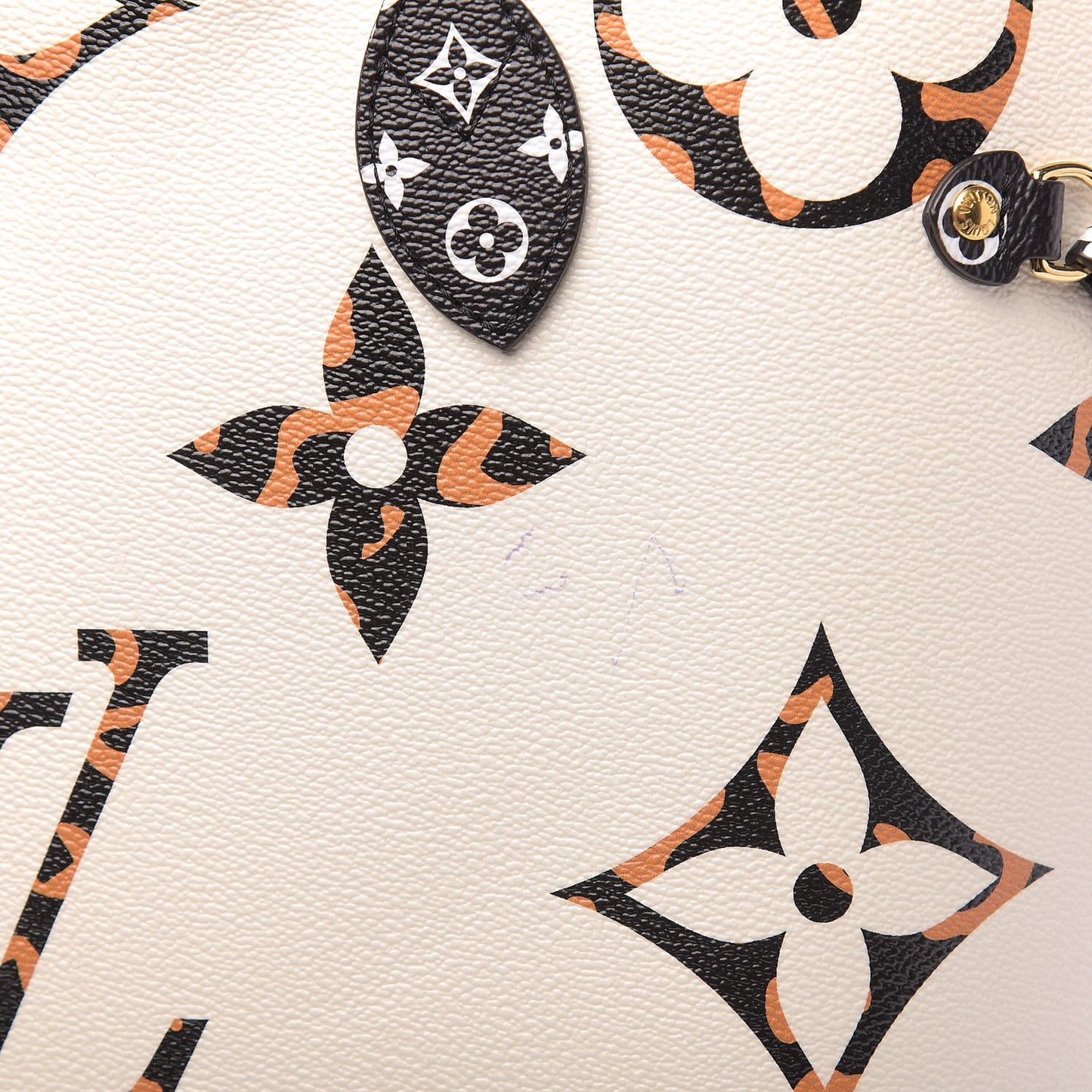 Monogram Giant Jungle Neverfull MM Ivory