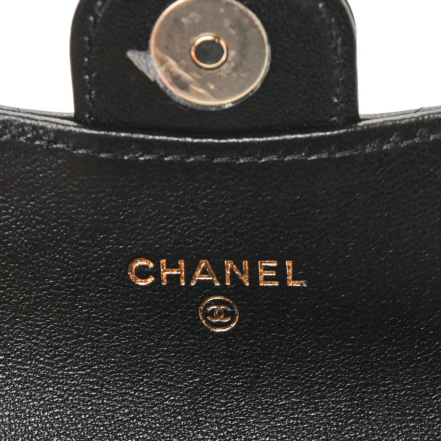 Lambskin Quilted Mini Flap Belt Bag Black
