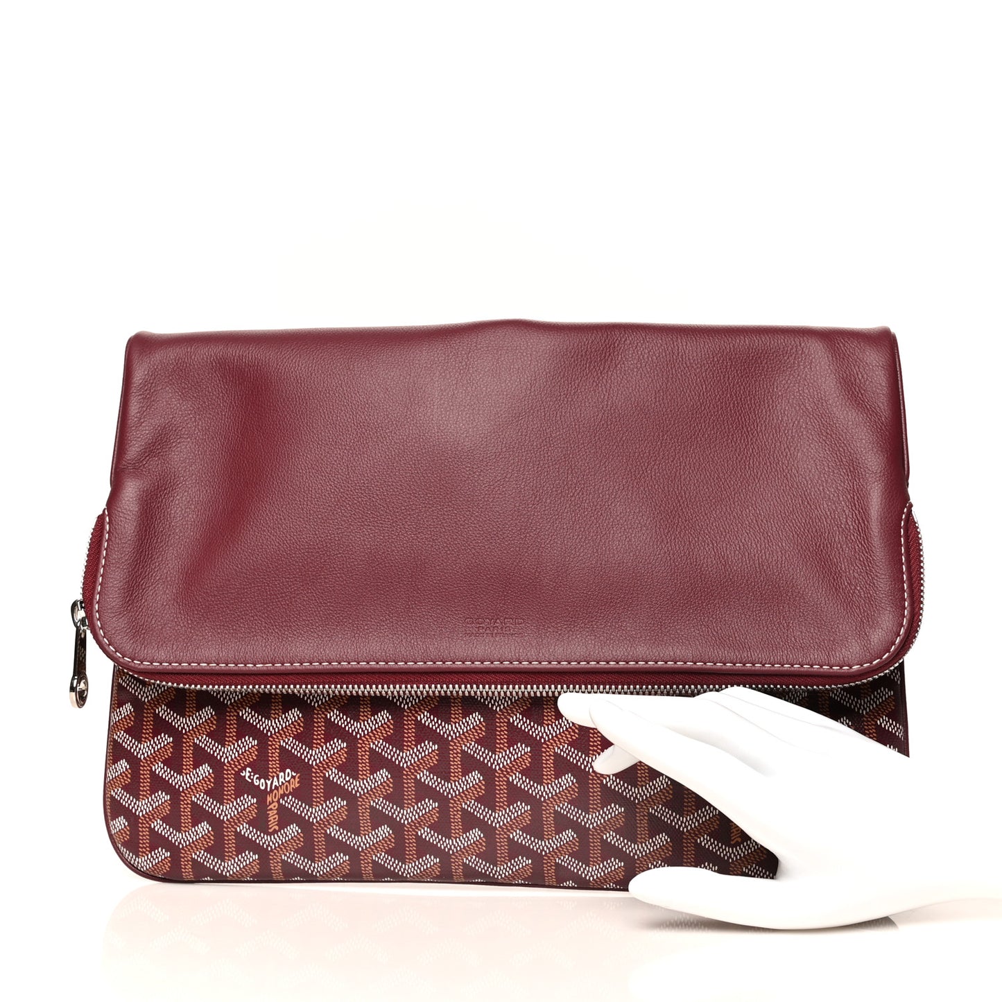 Goyardine Sainte Marie GM Soft Clutch Bordeaux