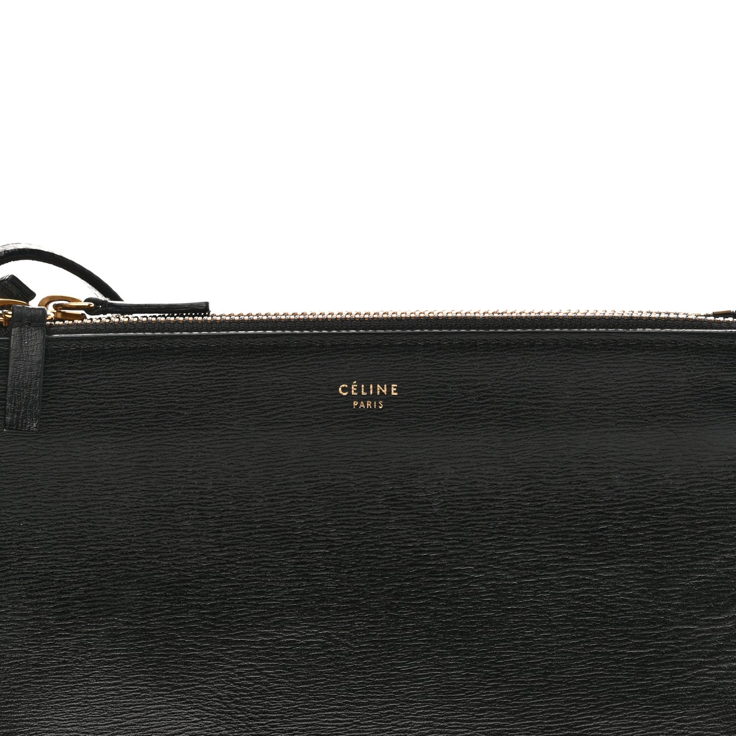 Liege Calfskin Small Trio Crossbody Bag Black