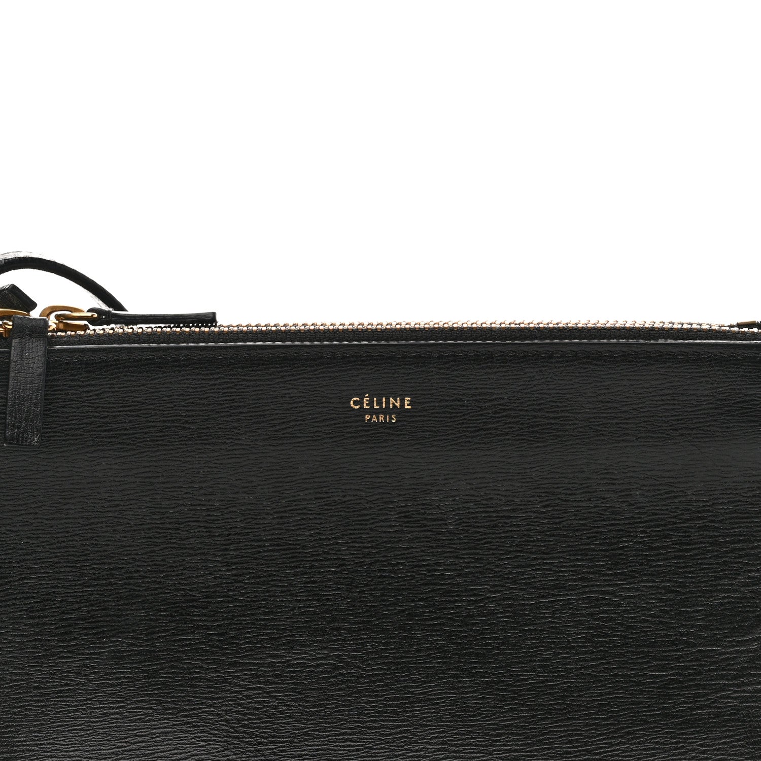 Celine Liege Calfskin Small Trio Crossbody Bag Black 7 of 13