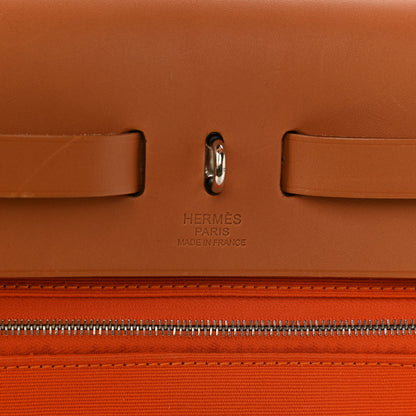 Hermes Toile Vache Hunter Herbag Zip 31 PM Orange 7 of 14