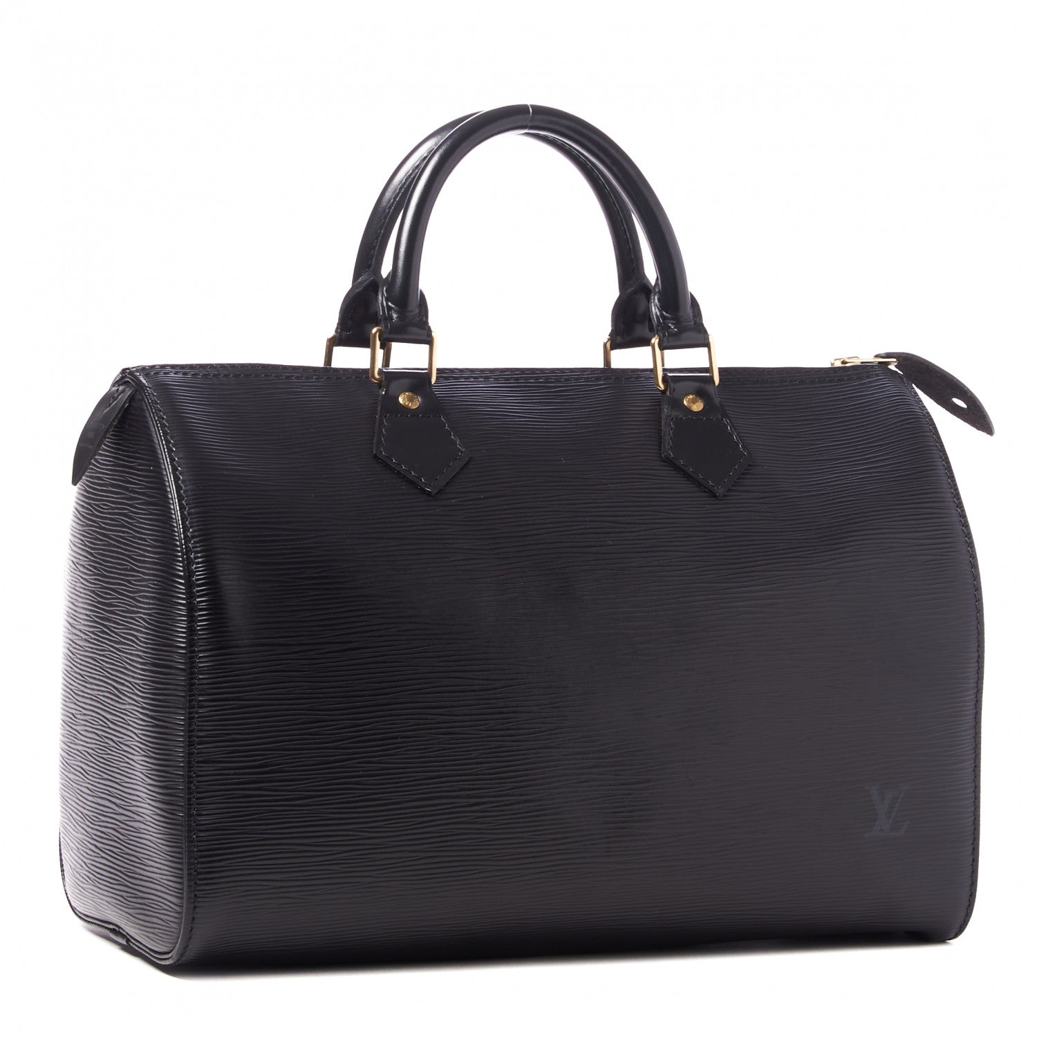 Louis Vuitton Epi Speedy 30 Black 2 of 9