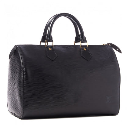 Louis Vuitton Epi Speedy 30 Black 2 of 9