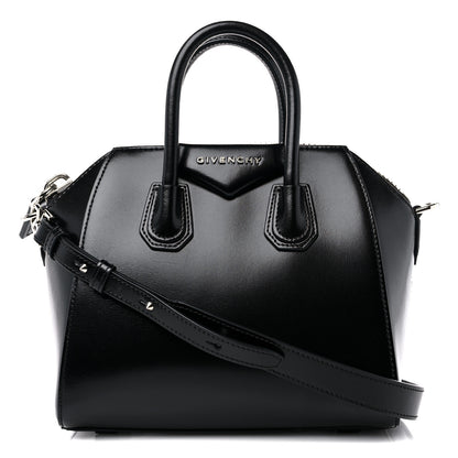 Givenchy Shiny Lord Calfskin Mini Antigona Black 1 of 9